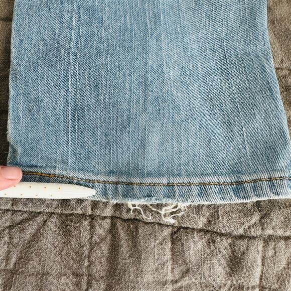 levi’s 505 straight leg jeans women’s 14m light wash y2k mom denim cozy - Picture 8 of 9